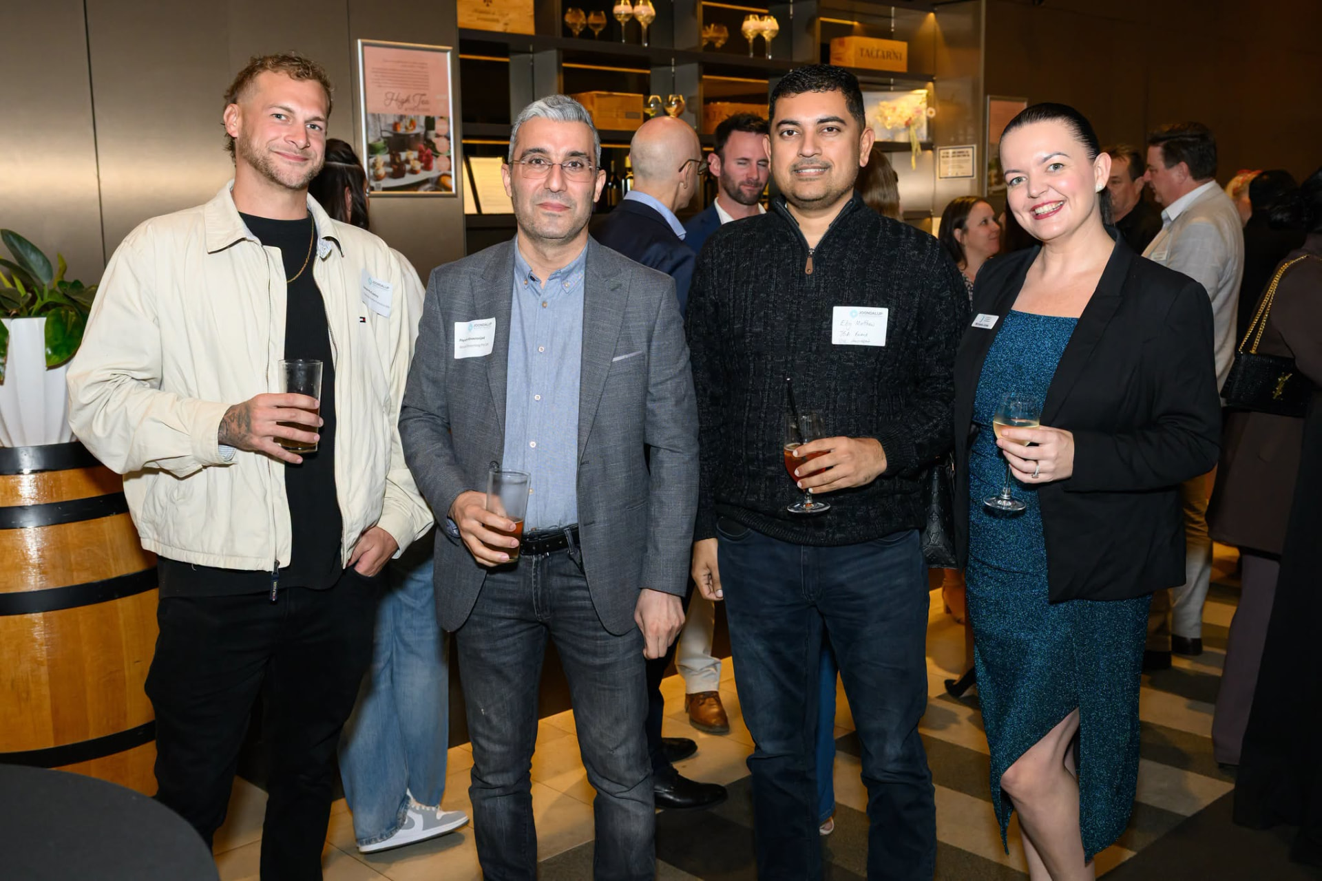 JBA members networking at a Joondalup sundowner event